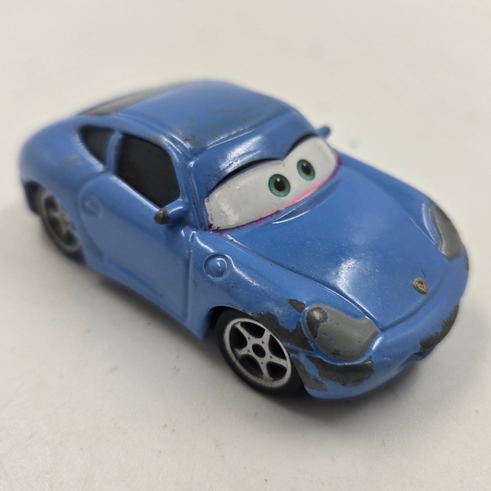 Disney Pixar Cars Sally Carrera Porsche 911 Blue Diecast Toy Car 1:64 Scale